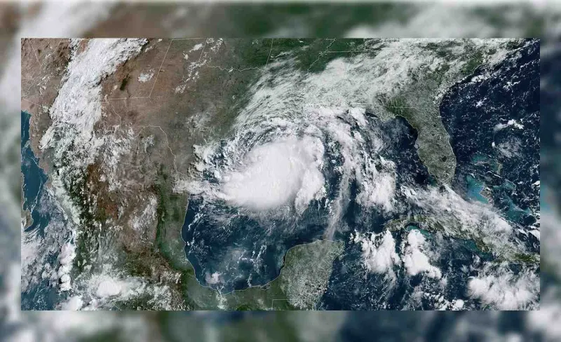 Tropical Storm Hanna forms in the Gulf of Mexico