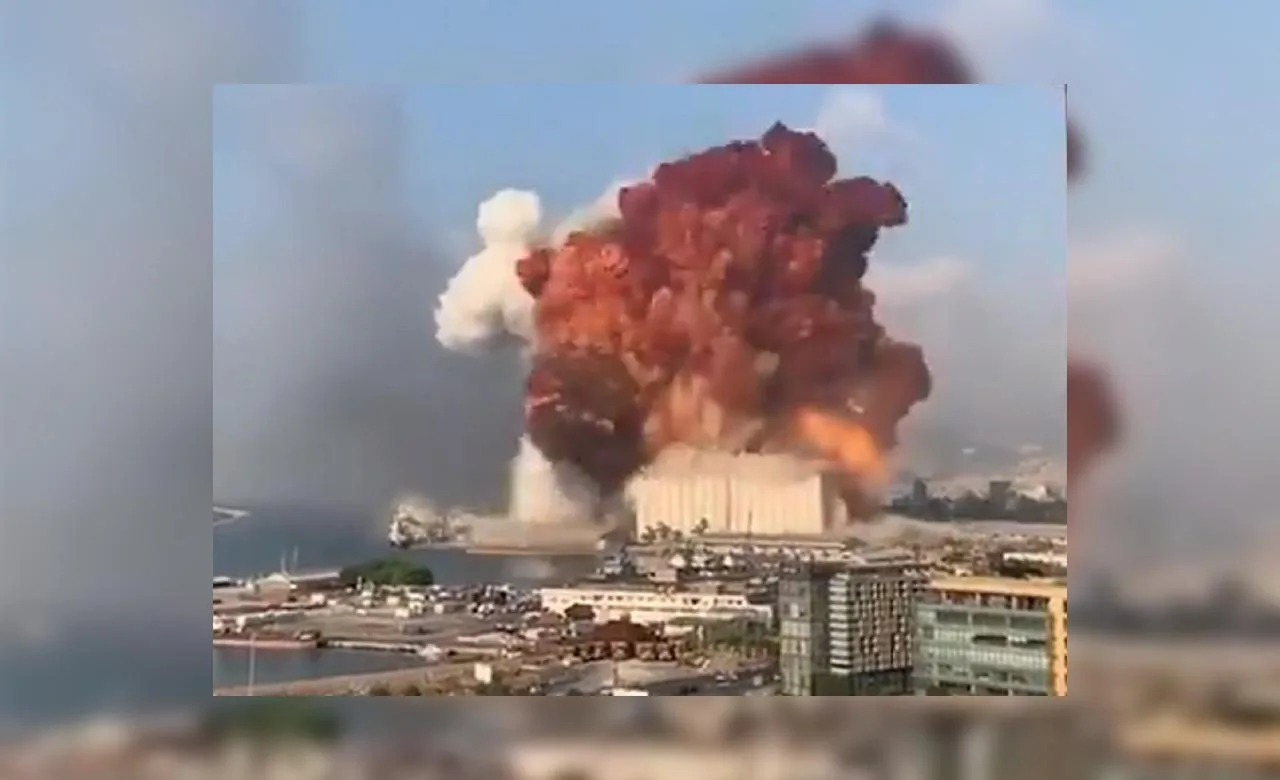 Beirut Shook by the Blast at the City's Port as it Flattened The Area