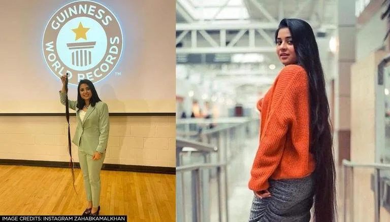 Zahab Kamal hits World Record for the most hair donated.