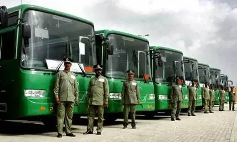 Green line bus service