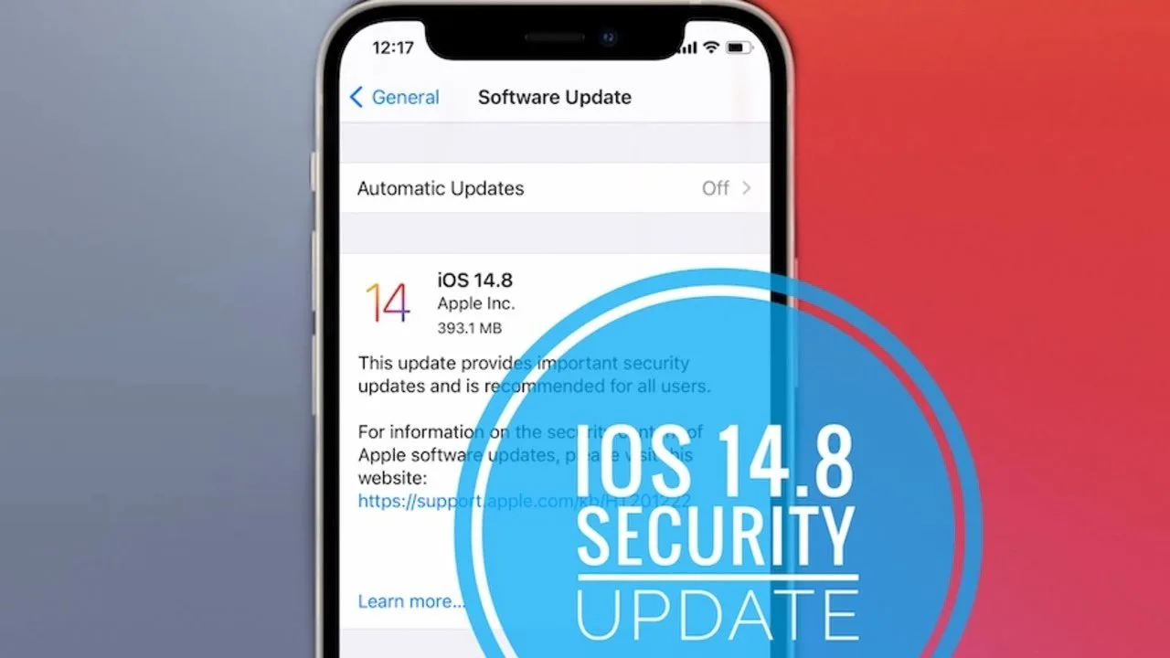 IOS 14.8 Security Update