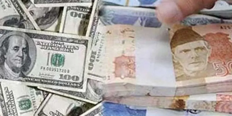 Rupee value for dollar
