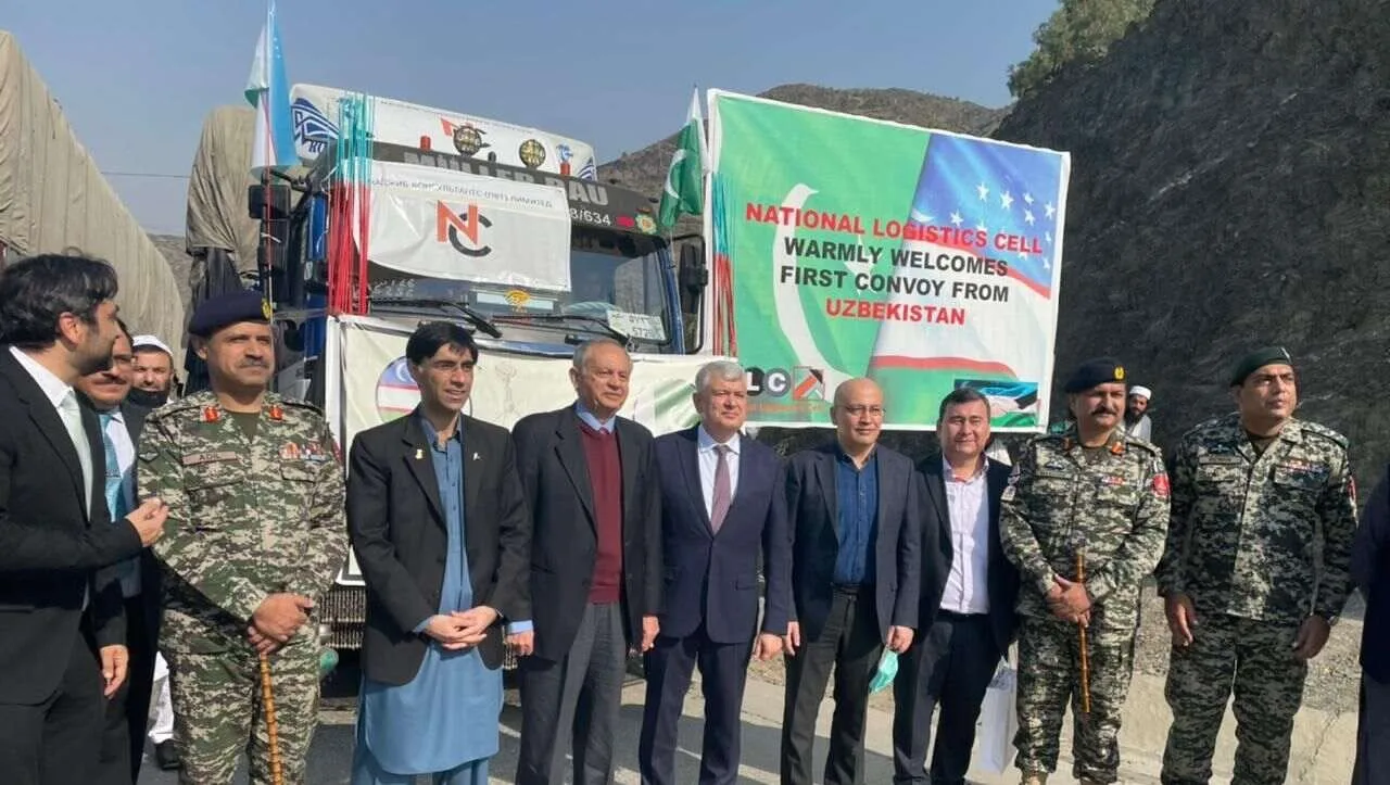 Uzbekistan first consignment arrives via Torkham border