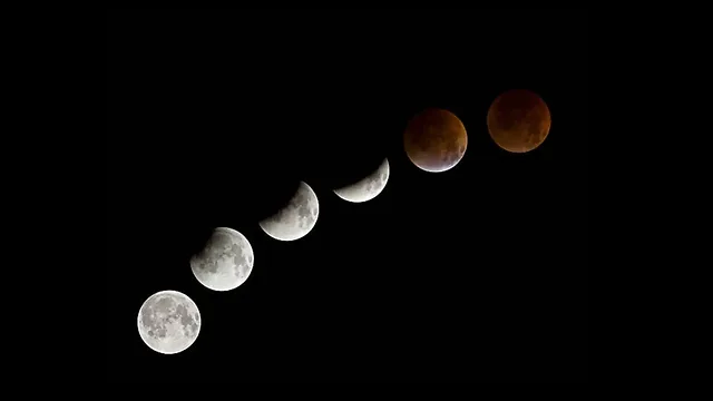 Partial lunar eclipse