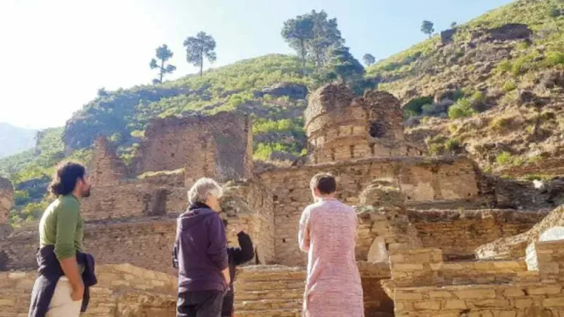 Foreign tourists find Swat valley historically rich