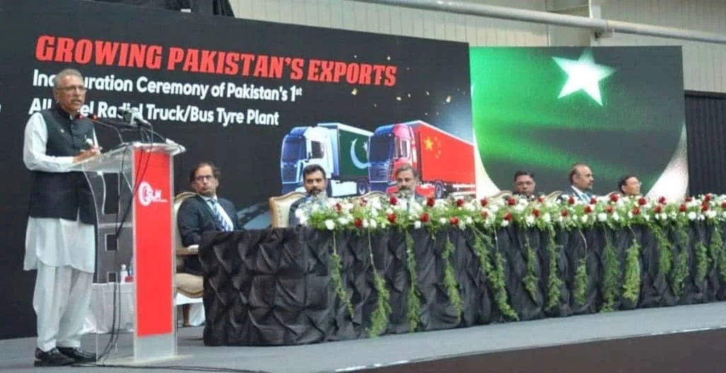 Tyres manufacturing in Pakistan to help control smuggling: President