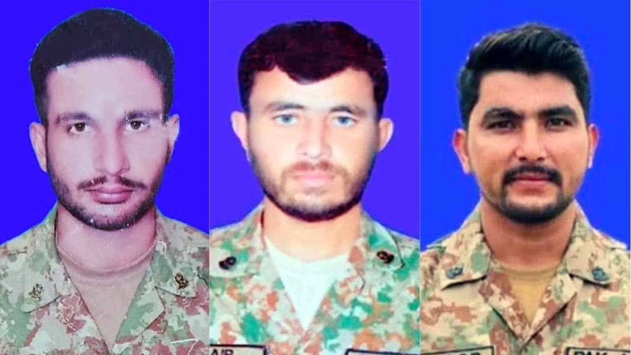 Three soldiers martyred in terrorist attack from across Pak-Afghan border: ISPR
