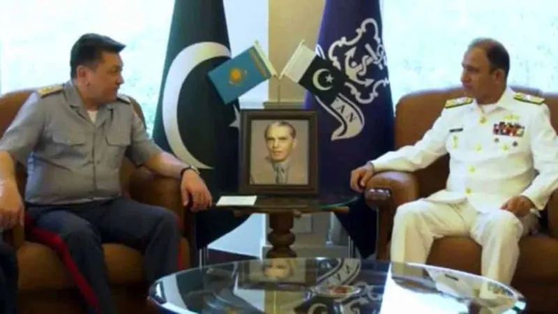 Kazakhstan 1st Deputy Defense Minister lauds Pak Navy's role for maritime security in region