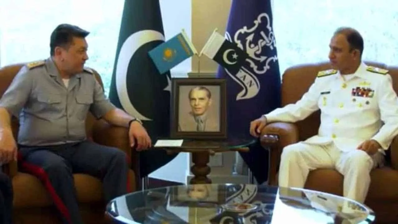 Kazakhstan 1st Deputy Defense Minister lauds Pak Navy's role for maritime security in region
