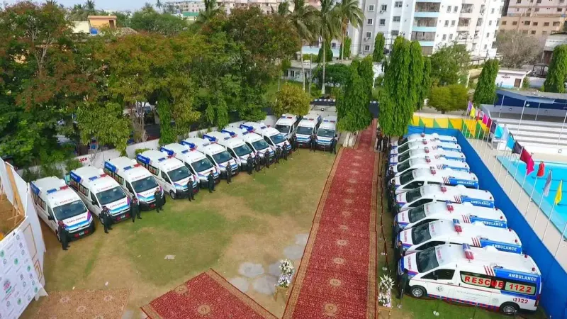 CM Sindh initiates Rescue 1122 service in Karachi