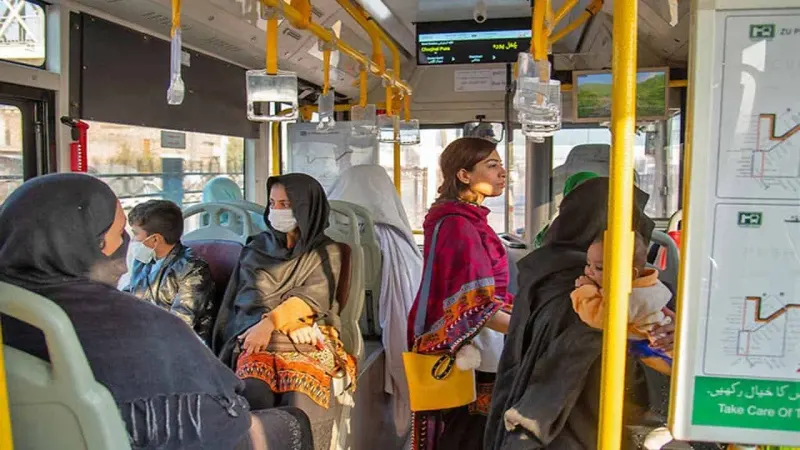 Pakistan bus network gives women a ticket to work and study