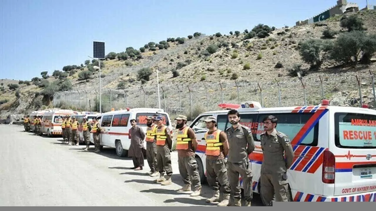 Rescue 1122 sends three ambulances to Afghanistan