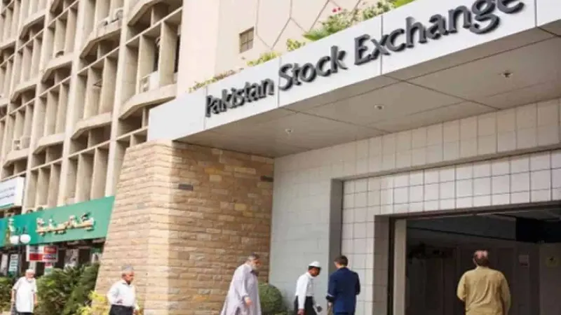 The KSE-100 index fell over 1,000 points in intra-day Trading