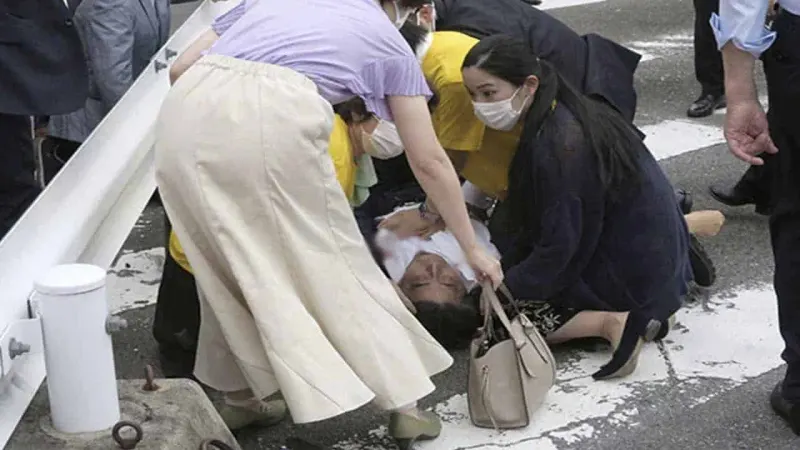 Shinzo Abe in "grave condition" after being shot during Japan election campaign