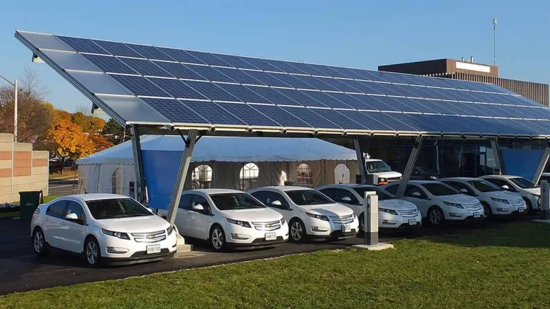 Solar Electric Charging Stations Will Encourage People to Buy EVs