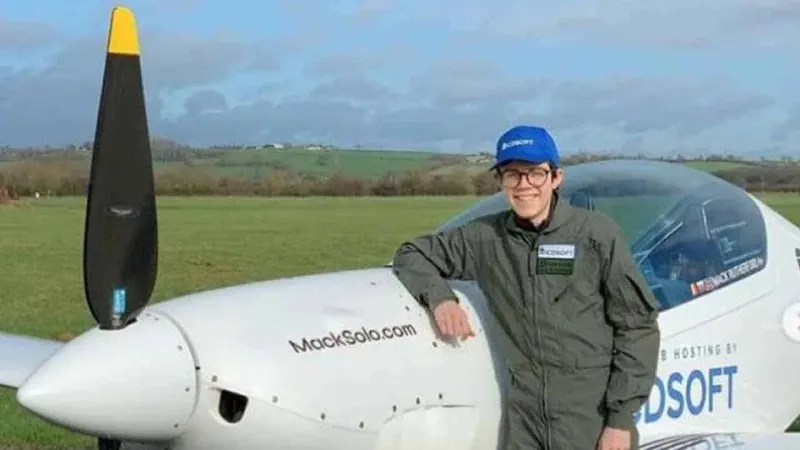 Teen pilot Mack Rutherford reaches Pakistan during solo round-world flight
