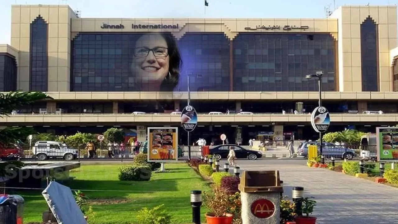 Flight From India Lands at Jinnah International Airport in Karachi
