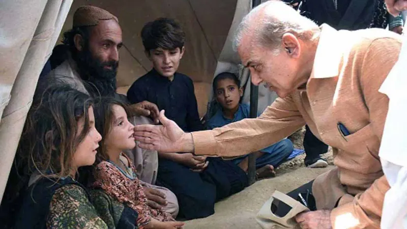 PM Shehbaz announces Rs15 billion grant for Sindh as flood Relief