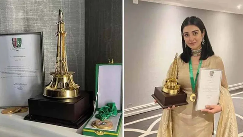 Sarah Khan bags Pride of Performance Award in Norway