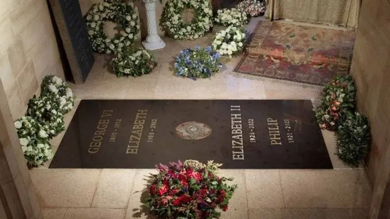 Buckingham Palace issues photo of Queen Elizabeth's final resting place