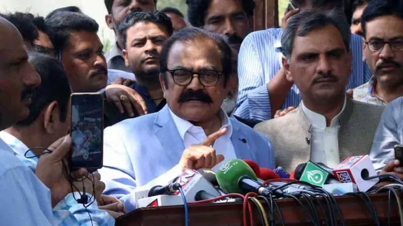 Alvi has nothing to do with the election date Says Rana Sanaullah