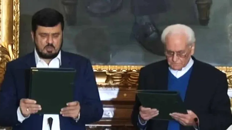 Azam Khan takes oath as caretaker KP CM