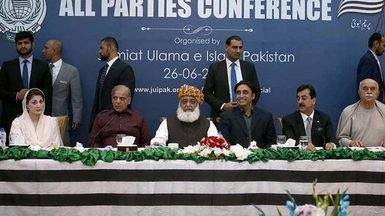 All Parties Conference to be held in Islamabad tomorrow