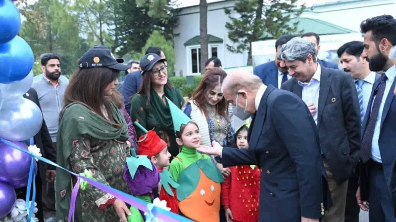 PM Shahbaz sharif inaugurates School on Wheels project in Islamabad