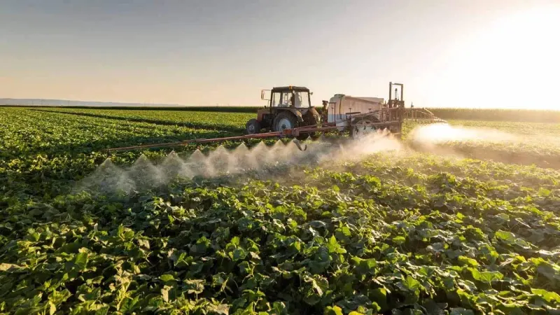 The imports of agricultural and other chemicals decrease by 35.45 percent