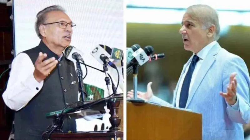 The nation stands with forces against terrorism say, President Arif Alvi, PM Shahbaz Sharif