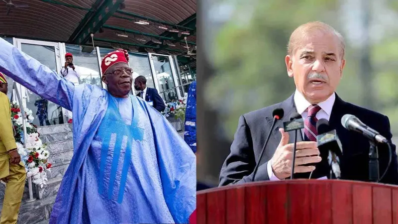 PM Shehbaz Sharif felicitates Bola Tinubu on victory in Nigeria's presidential election