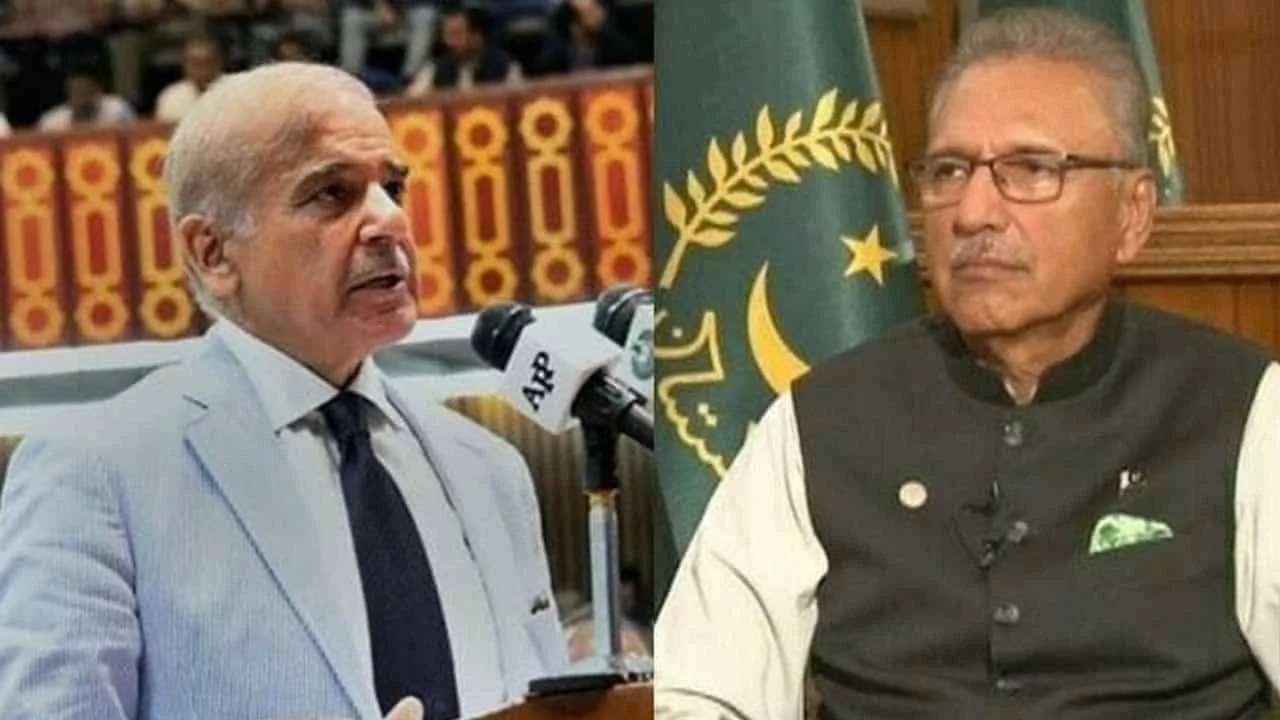 'PTI press release': PM Shehbaz chastises president for supporting 'one-sided, anti-govt' views