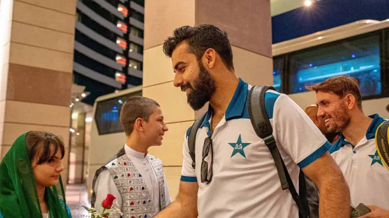 Pakistan cricket team arrives in UAE for Afghanistan T20 series