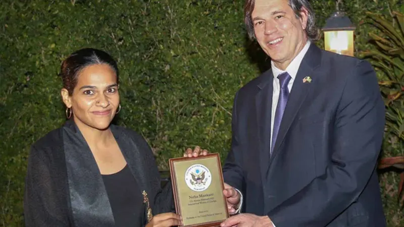Pakistani midwife Neha Mankani named 2023 'Woman of Courage' by US mission
