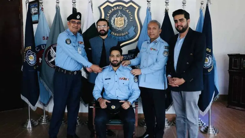 Pakistani pacer Haris Rauf joins Islamabad police as honourary DSP