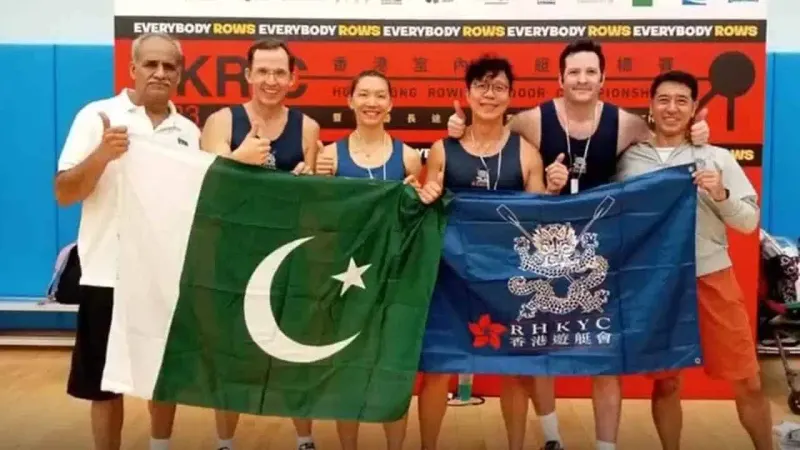 Pakistan’s Shahzad sets Asian record in Indoor Rowing championship