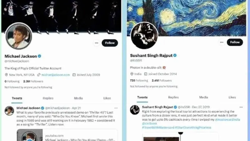 Free Twitter Blue ticks for dead celebrities, paid for the rest