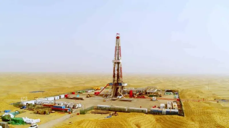 China has started drilling on Asia's deepest oil and gas well in its Tarim Basin