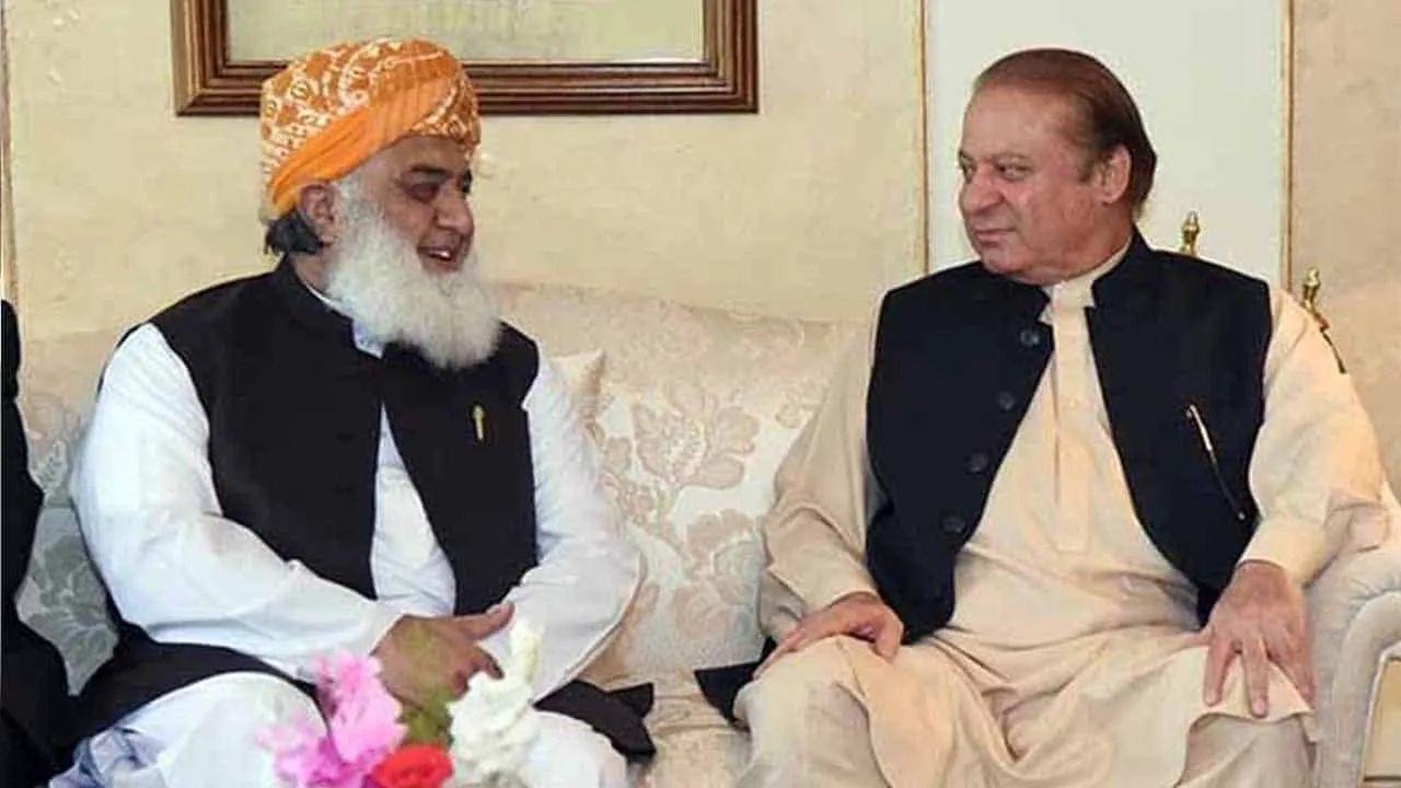 Maulana Fazlur Rehman leaves for London to meet EX PM Nawaz Sharif