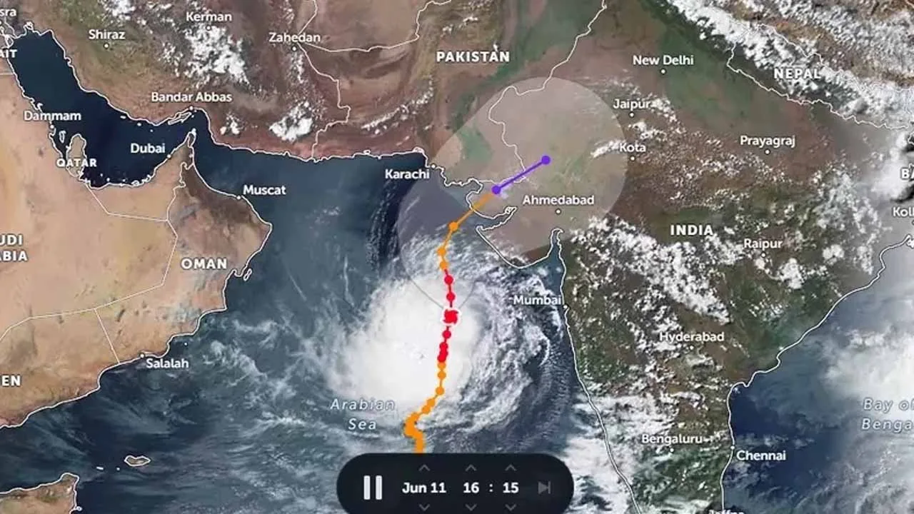 Cyclone Biparjoy 600km south of Karachi, may hit southeast Sindh