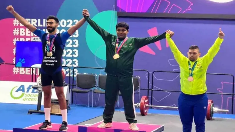 Pakistan’s Saifullah shines with two golds at Special Olympics