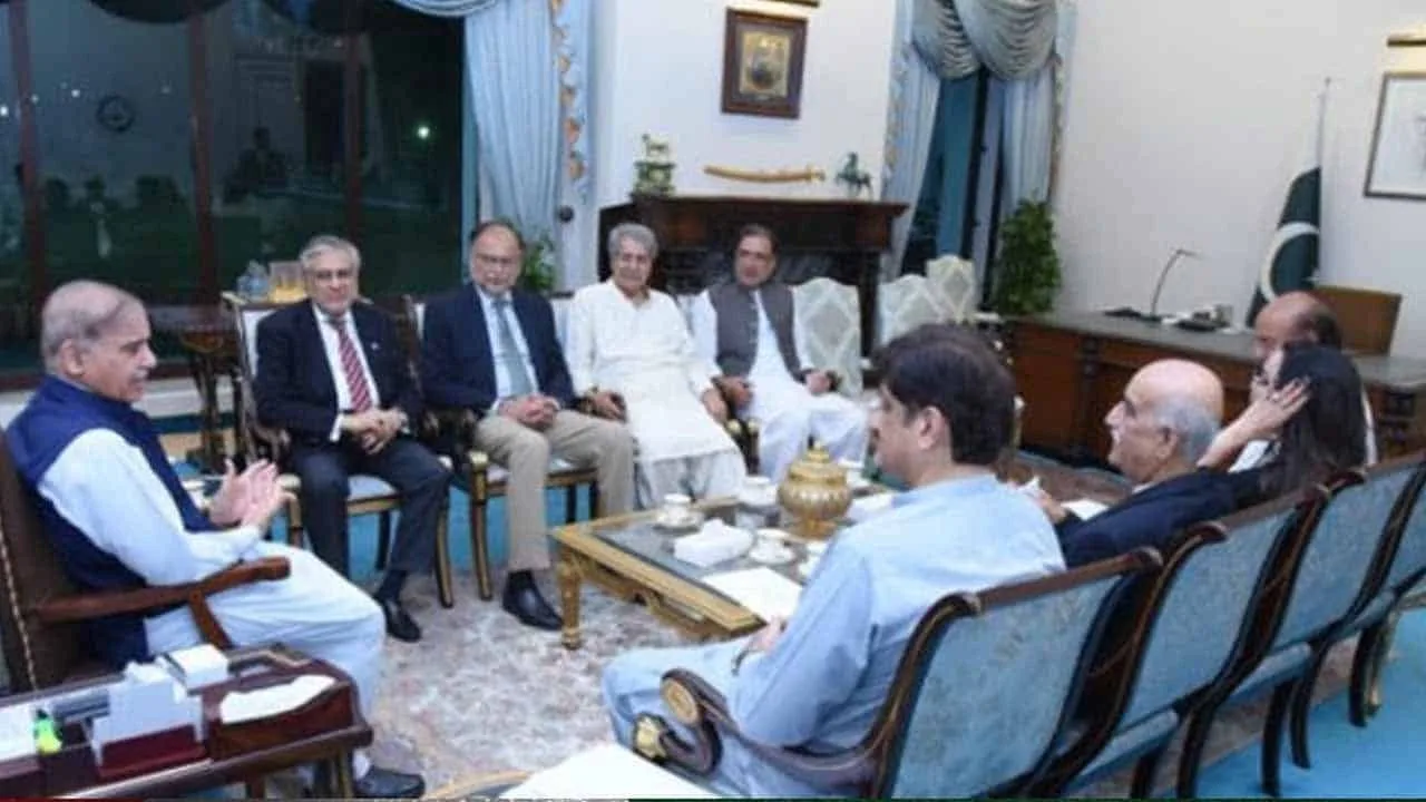 PM Shehbaz Sharif consults top allies on political situation