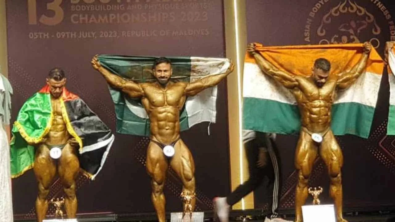 Pakistan wins gold, 2 bronze medals in SA Bodybuilding Championship