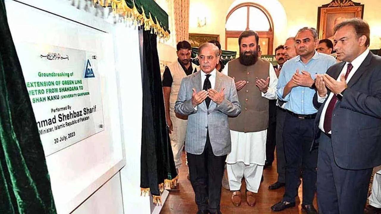 PM Shehbaz inaugurates Metro Bus extension project from Shahdara to Kala Shah Kaku