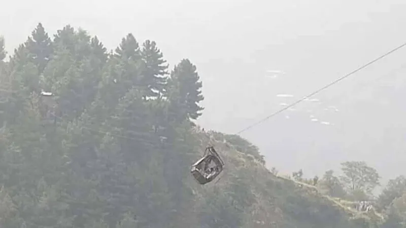 Chairlift carrying schoolchildren gets stuck midair in Battagram