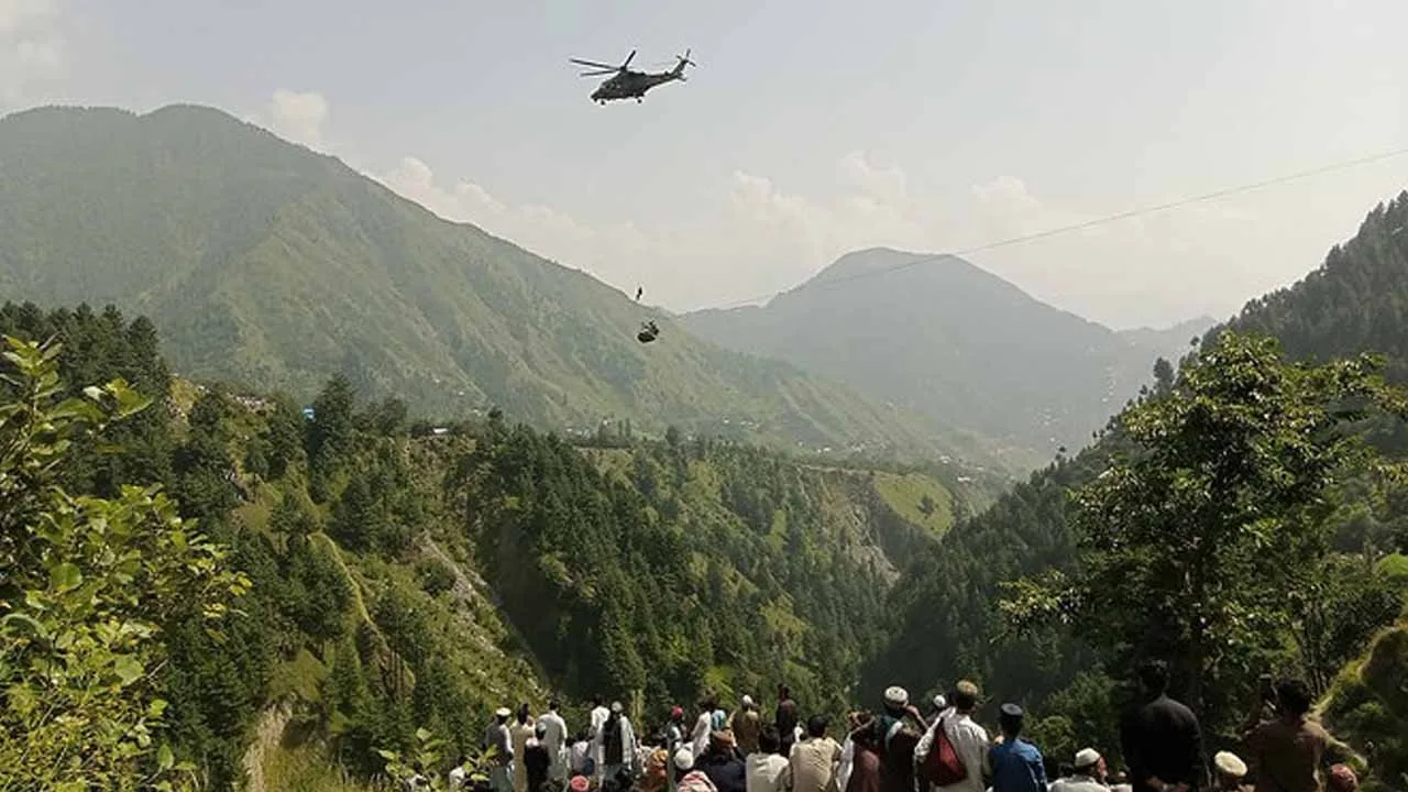 All students stuck in Battagram chairlift rescued