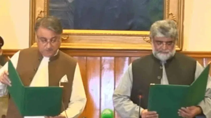 Ali Mardan Domki takes oath as interim Balochistan CM