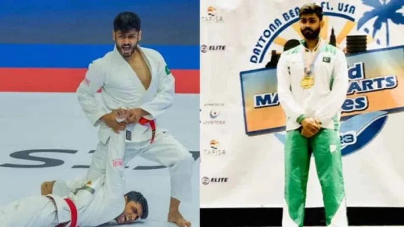 Pakistani ju-jitsu athlete Dilawar Khan bags gold at World Martial Arts Games
