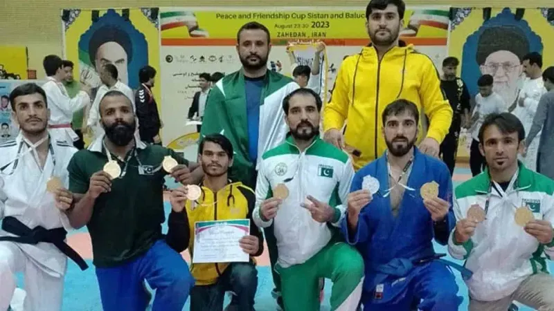 Pakistan's judokas win gold medal