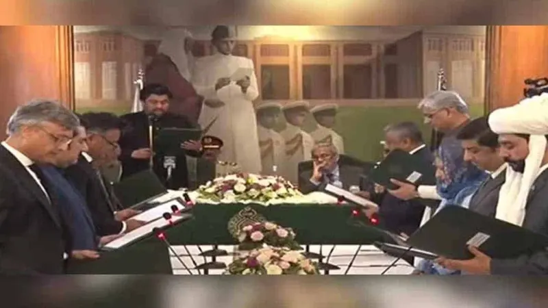 Caretaker Sindh cabinet takes oath
